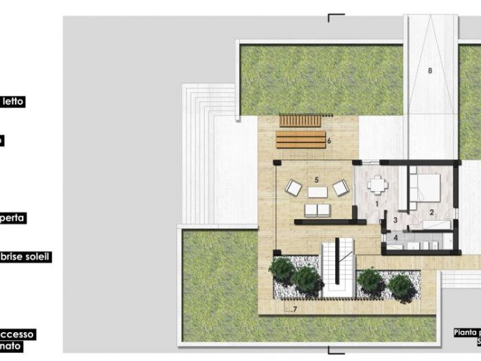 Archisio - Guido Curreri - Progetto Progetto di unabitazione unifamiliare tipologia villetta isolata