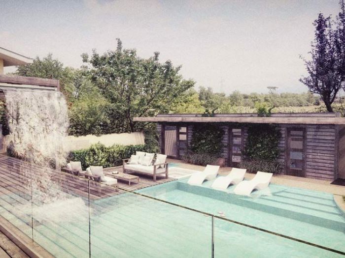 Archisio - Studio Ferretti - Progetto Progetto piscina privata