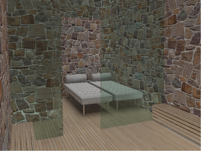 Archisio - Pasquale De Angelis - Progetto Concorso internazionale per la riconversione del palazzetto del ghiaccio in centro benessere