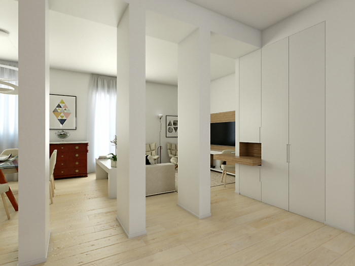Archisio - Antonella Favalli - Progetto Appartamento luminoso a cagliari