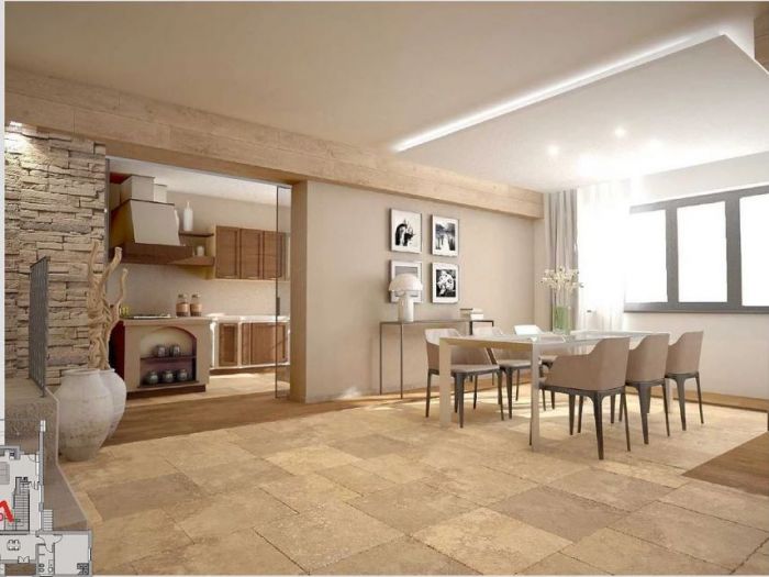 Archisio - Stefano Proietti - Progetto Lavoro di design per linterno di una villa in stile rustico in provincia di roma interior design