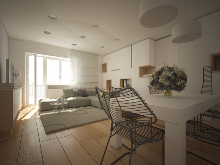 Archisio - Mint Studio Associato Di Architettura - Progetto Appartamento cg roma