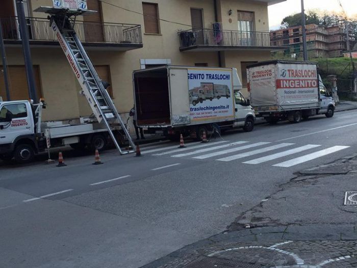 Archisio - Traslochi Ingenito - Progetto scala montacarichi