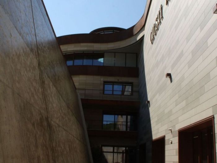 Archisio - Forme Dacqua - Progetto Parete dacqua cantina giusti dal col