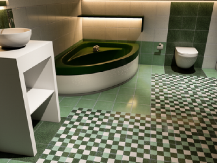 Archisio - Pavimenti Fogazza - Progetto Bagni moderni
