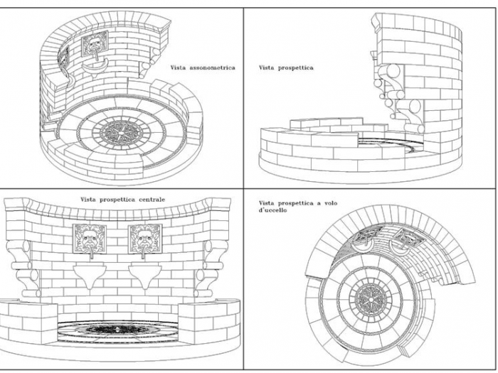 Archisio - Maurizio Loi - Progetto fontane in pietra della majella