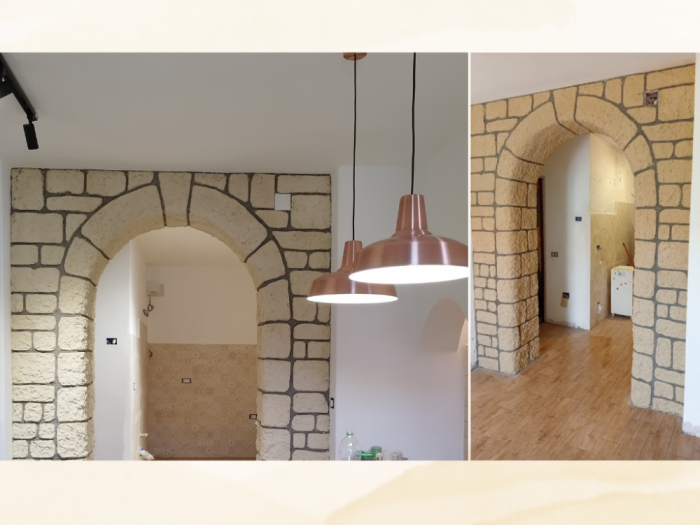 Archisio - Maria Pia Giacoia - Progetto Restyling casa in stile rustico