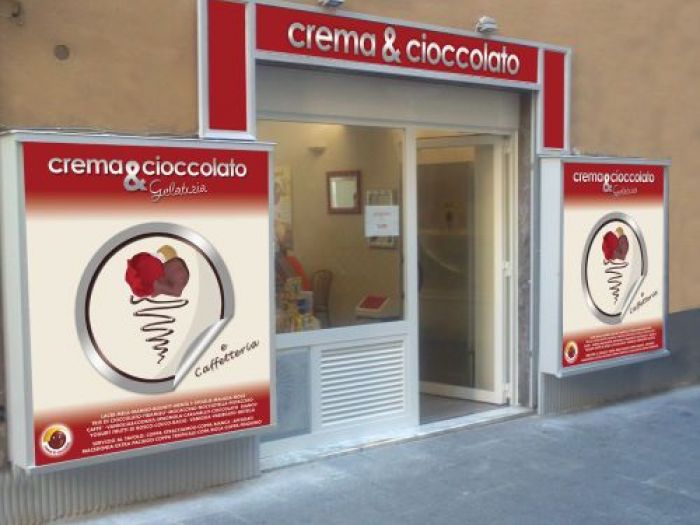 Archisio - Arch Lorenzo Ardito - Progetto Progetto di gelateria crema e cioccolato