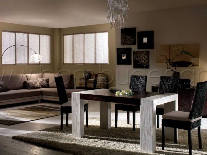 Archisio - Bambu Design - Progetto Tavoli basi tavolo sedie poltroncine