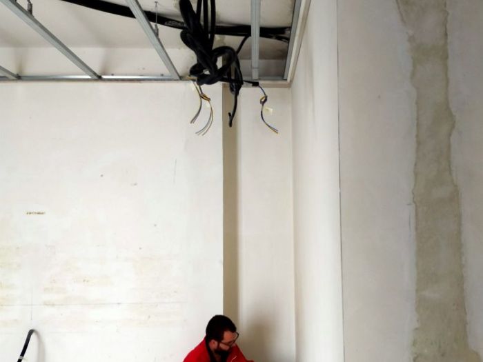 Archisio - Michele Gallo - Progetto Tubazione faretti e strip led sotto al soffitto