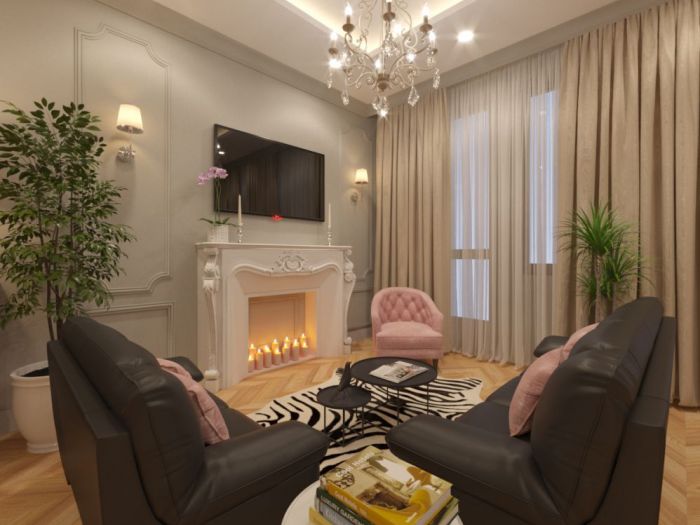 Archisio - Juldis Kassenali Design - Progetto Living room - private apartment milan