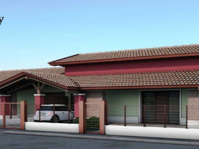 Archisio - Studio Di Progettazione Ph09 - Progetto Bifamiliare country