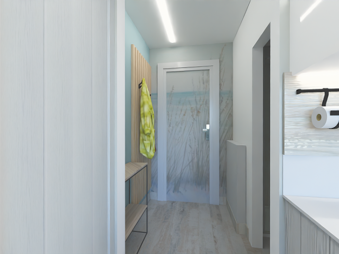 Archisio - Antonella Liguori Architetto - Progetto Un piccolo nido tra azzurro e sabbia