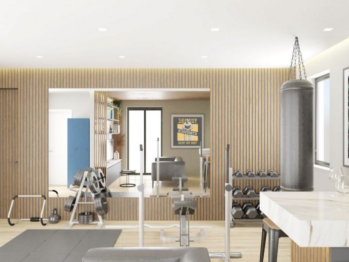 Archisio - Arcangelo Primato - Progetto Area relax palestra