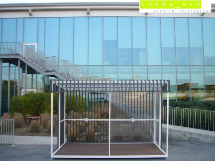 Archisio - Casba Architetturadesign - Progetto Pensiline gazebo dehors