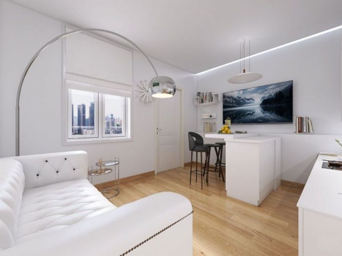 Archisio - Andrea Daguanno - Progetto Ristrutturazione bilocale milano