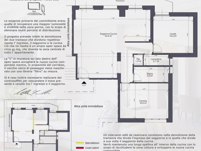 Archisio - Mc Rendering Solution - Progetto la zona giorno Il centro vitale della casa