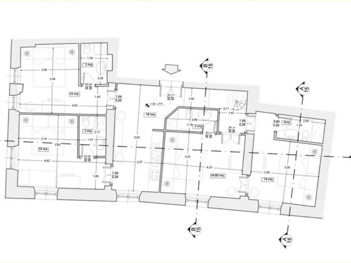 Archisio - St Studio - Progetto The zero bnb