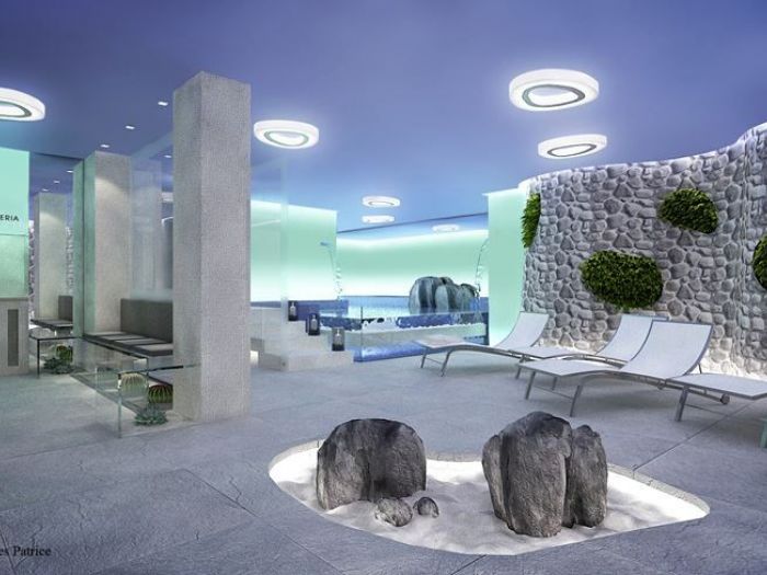 Archisio - Gilles Patrice Arch Todaro - Progetto Centro benessere hotel yachting palace di marina