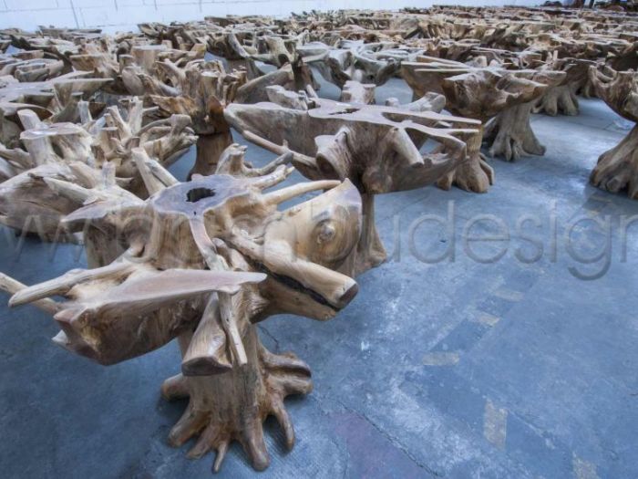 Archisio - Bambu Design - Progetto Tavoli basi tavolo sedie poltroncine