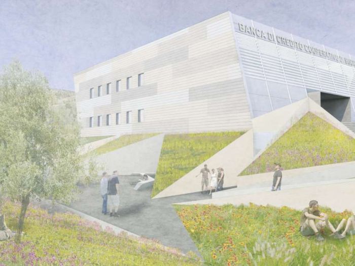 Archisio - Mm Studio - Progetto Nuova sede del banco di credito cooperativo