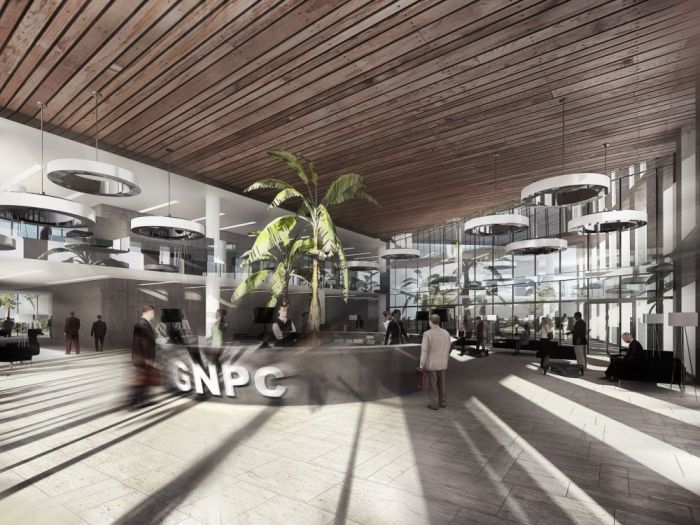 Archisio - Bicuadro - Progetto Headquarter ghana national petroleum company gnpc accra