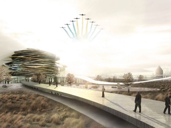 Archisio - Bicuadro - Progetto Pantheon nazionale kazako astana