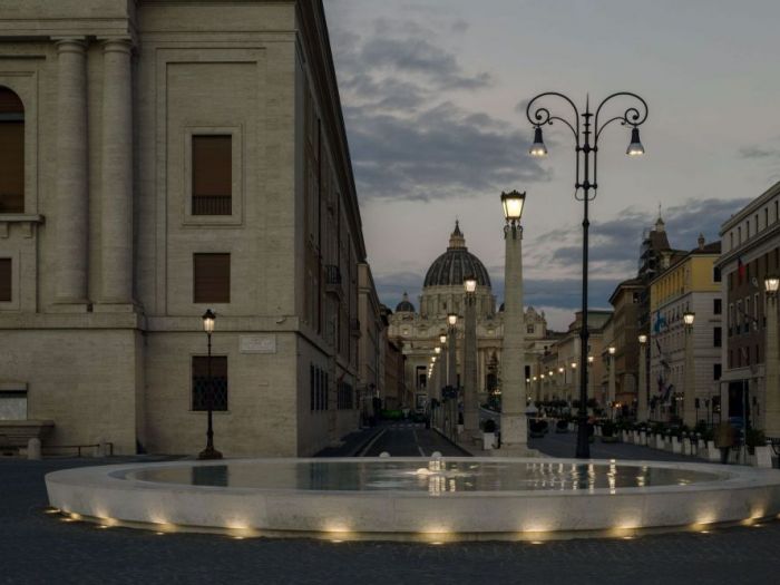 Archisio - Forme Dacqua - Progetto Due fontane artistiche piazza pia roma