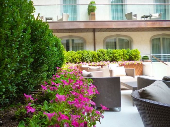 Archisio - Rizzi Giardini - Progetto Allestimento spazi esterni hotel relais san lorenzo