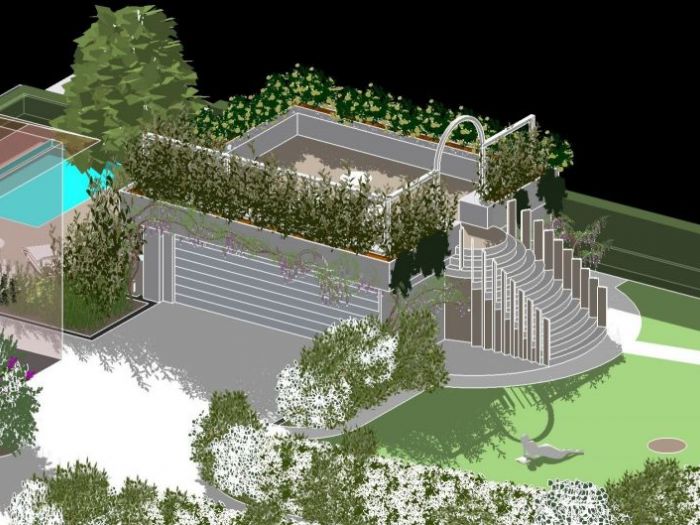Archisio - Luca Righetto - Progetto Progettazione giardini varese busto arsizio Cottage garden elegante