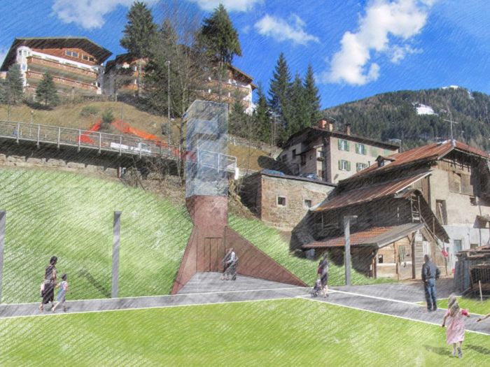 Archisio - Marco Mazzella - Progetto Concorso moena