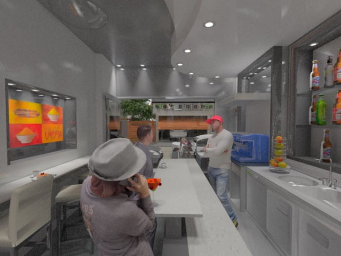 Archisio - Tecnocad Service - Progetto Rendering di lounge bar