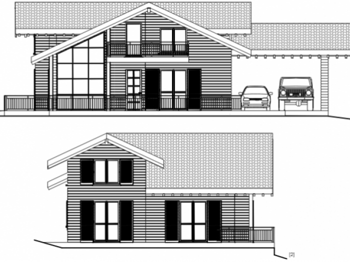 Archisio - Architetto Igor Flis - Progetto Chalet in bio architettura giaveno