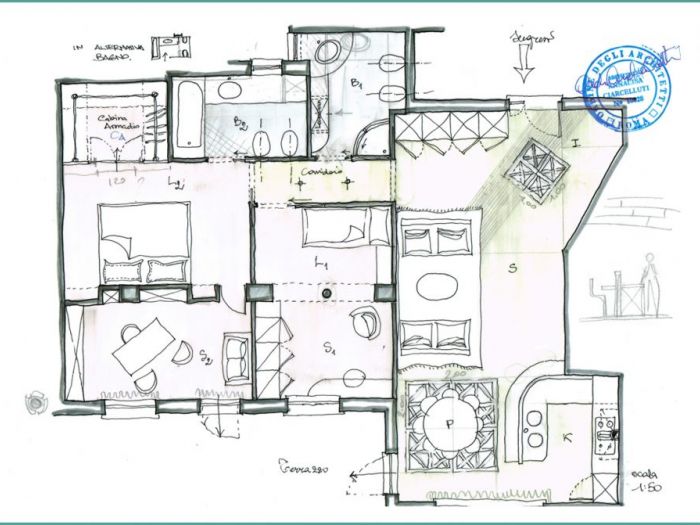 Archisio - Annalisa Ciarcelluti - Progetto Studio appartamento