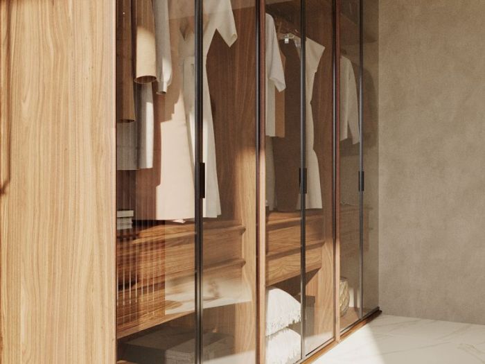 Archisio - Red Head Design - Progetto Camera da letto con spogliatoio