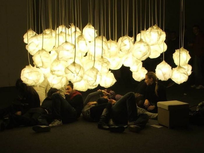 Archisio - Serena Fanara - Progetto Flame site specific light installation