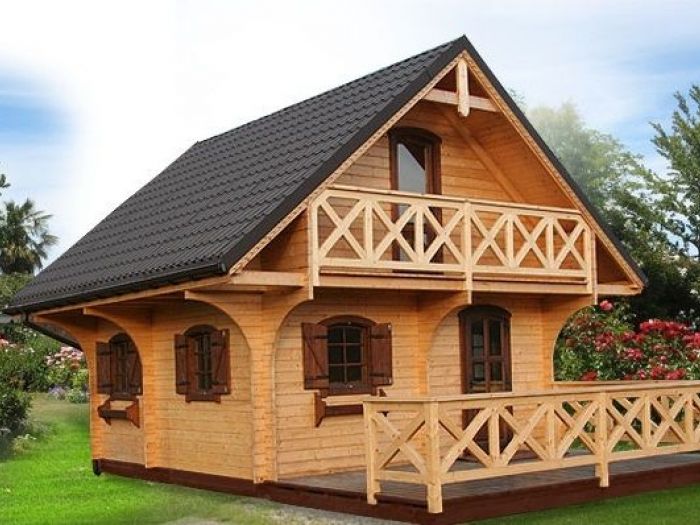 Archisio - Casedilegnosr - Progetto Chalet di legno l 24
