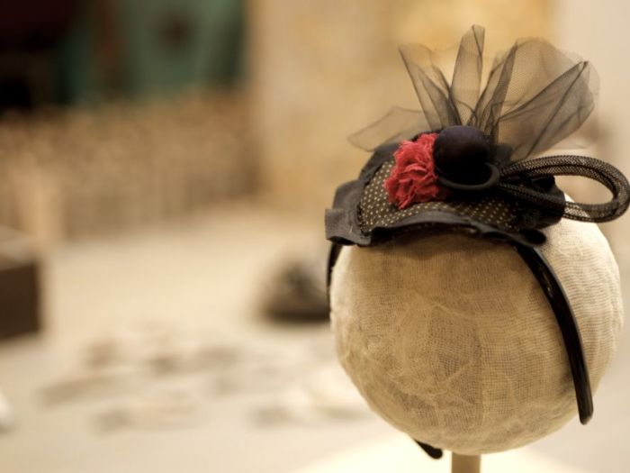 Archisio - Tramare - Progetto Cerchietto-cappello gioielli in tessuto colletti