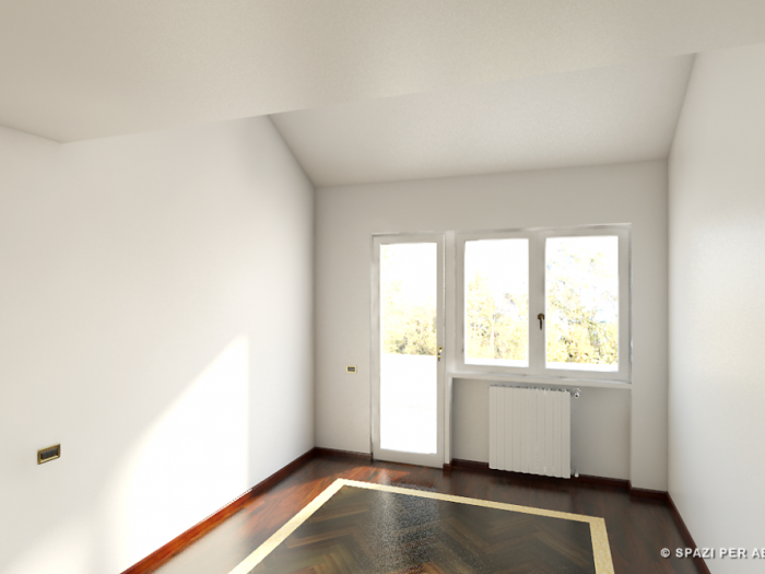 Archisio - Antonella Favalli - Progetto Cameretta per due sorelle con arredamenti ikea