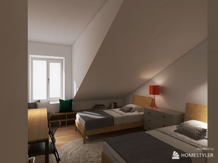 Archisio - Georgia Lo Iacono - Progetto Rendering 3d di una mansarda da ristrutturareLasciami sognare