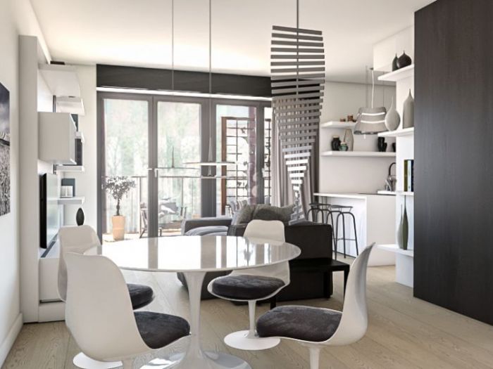 Archisio - Red Architecture - Progetto Studio apartment portello