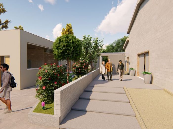 Archisio - Andrea Sorci Natural Living - Progetto Ipotesi progetto di ripristino di un capannone a borghetto flaminio rm per la sede museale della fondazione