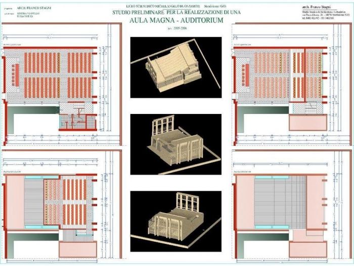 Archisio - Franco Stagni - Progetto 2006 - auditorium