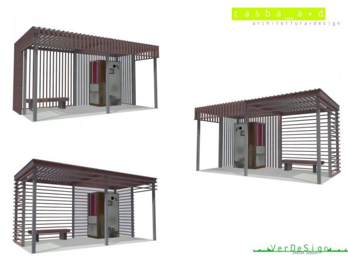 Archisio - Casba Architetturadesign - Progetto Pensiline gazebo dehors