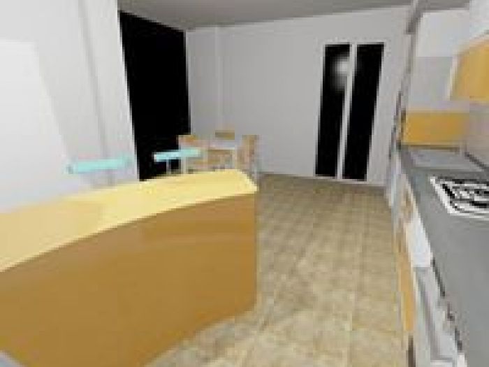 Archisio - Architetto Maria Rita Malandra - Progetto Progetto di cucina con penisola e cameretta