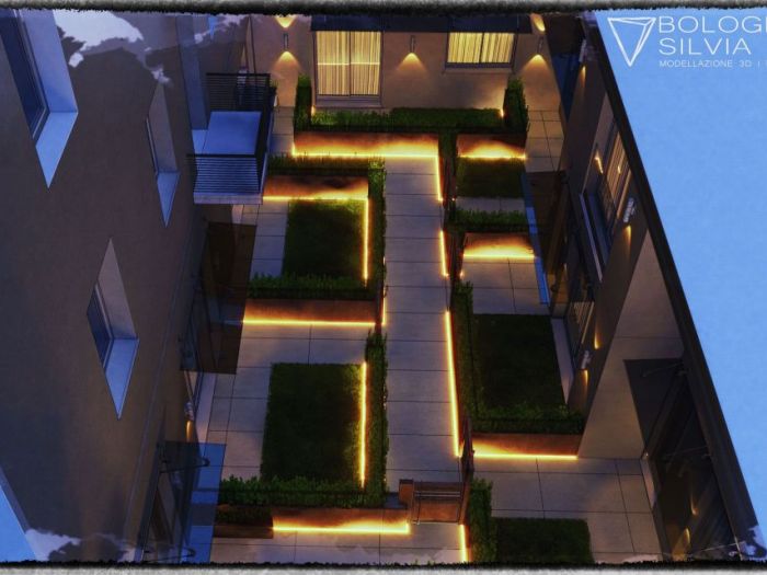 Archisio - Bolognini Silvia - Progetto Corte interna bologna