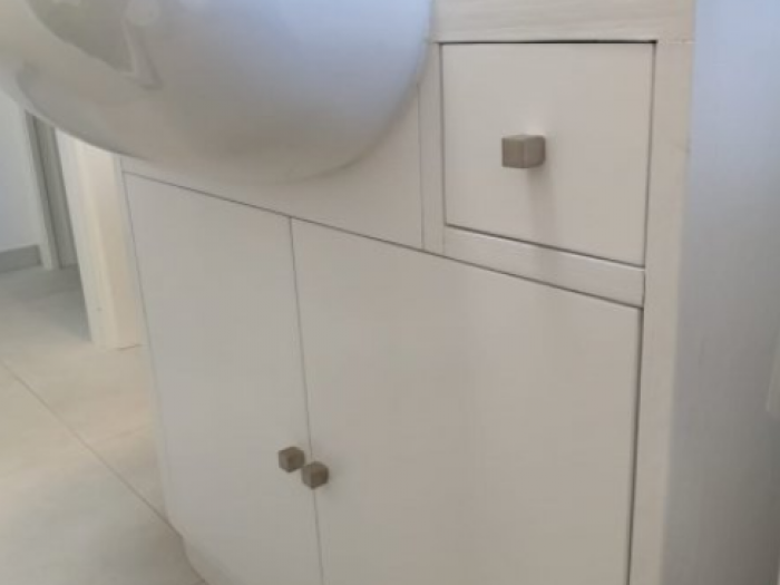 Archisio - Arte Del Legno 86 Snc - Progetto Bagno in paniforte laccato bianco