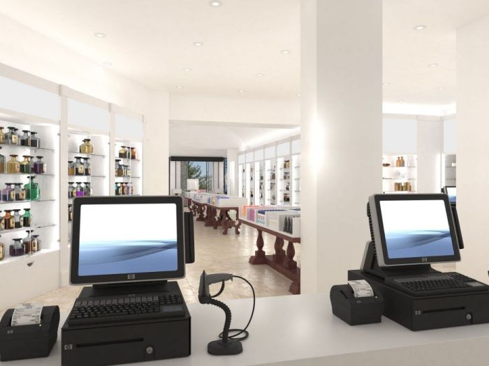 Archisio - Render Real - Progetto Rendering di un antica farmacia