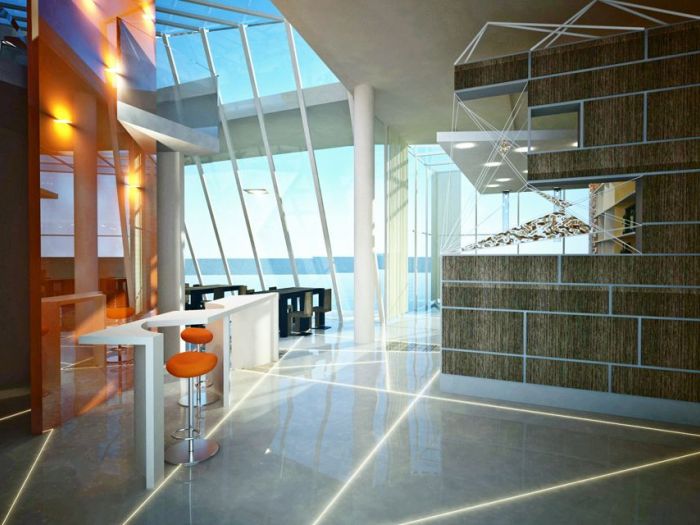 Archisio - Studio Seritti - Progetto River champagne bar 2014