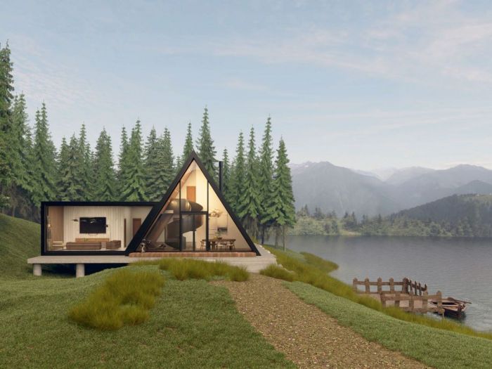 Archisio - Bruna Cristina Barbosa - Progetto Chalet in montagna